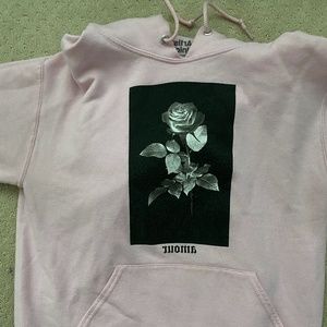 women's rose hoodie